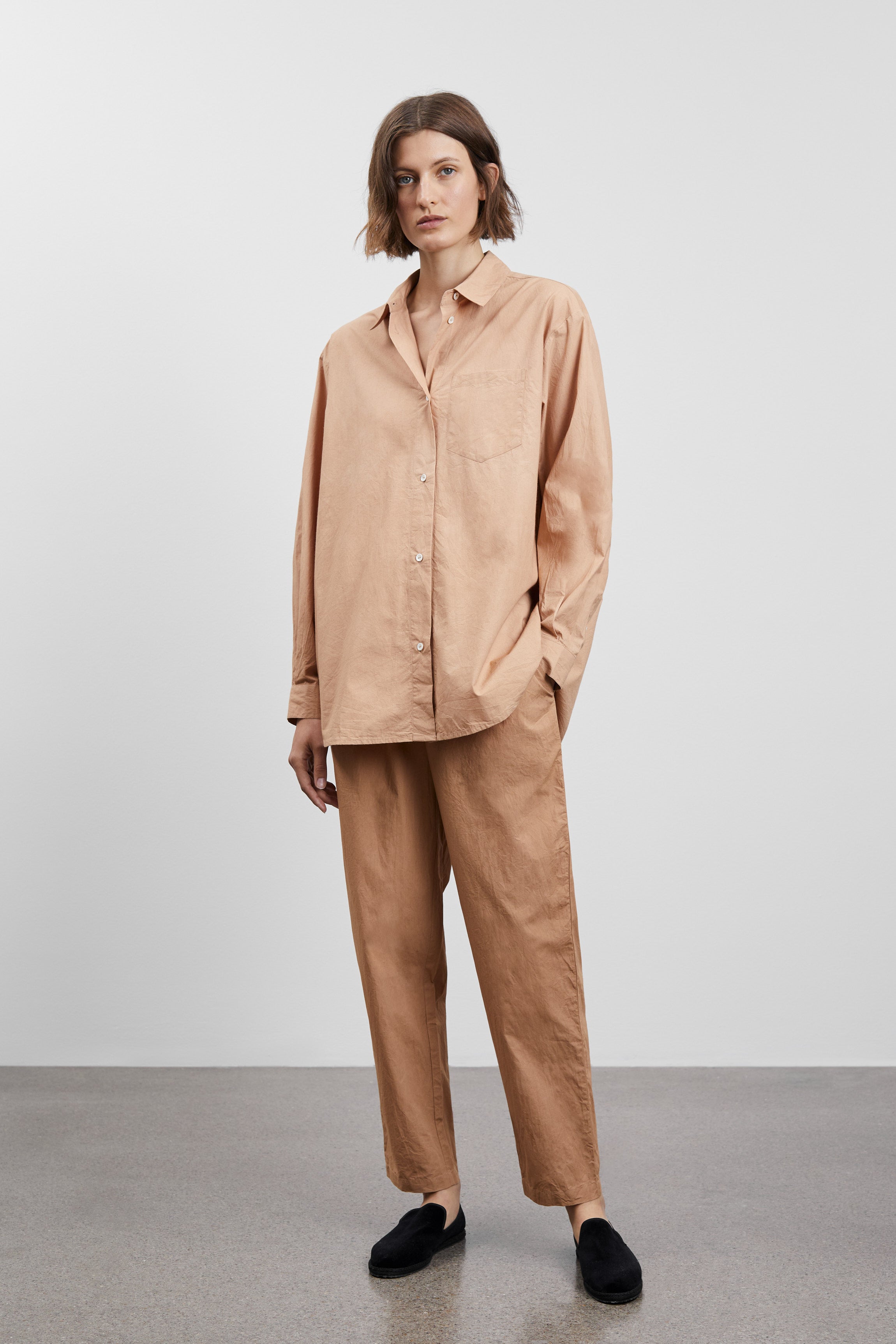 Edgar Shirt Acacia Brown Onda St Ives