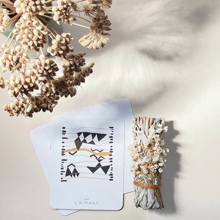 White Sage and White Dried Flowers